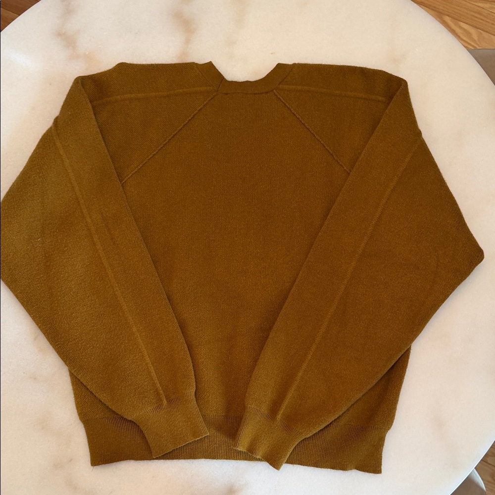 Zara Ochre Knit Pullover - Picture 3 of 3